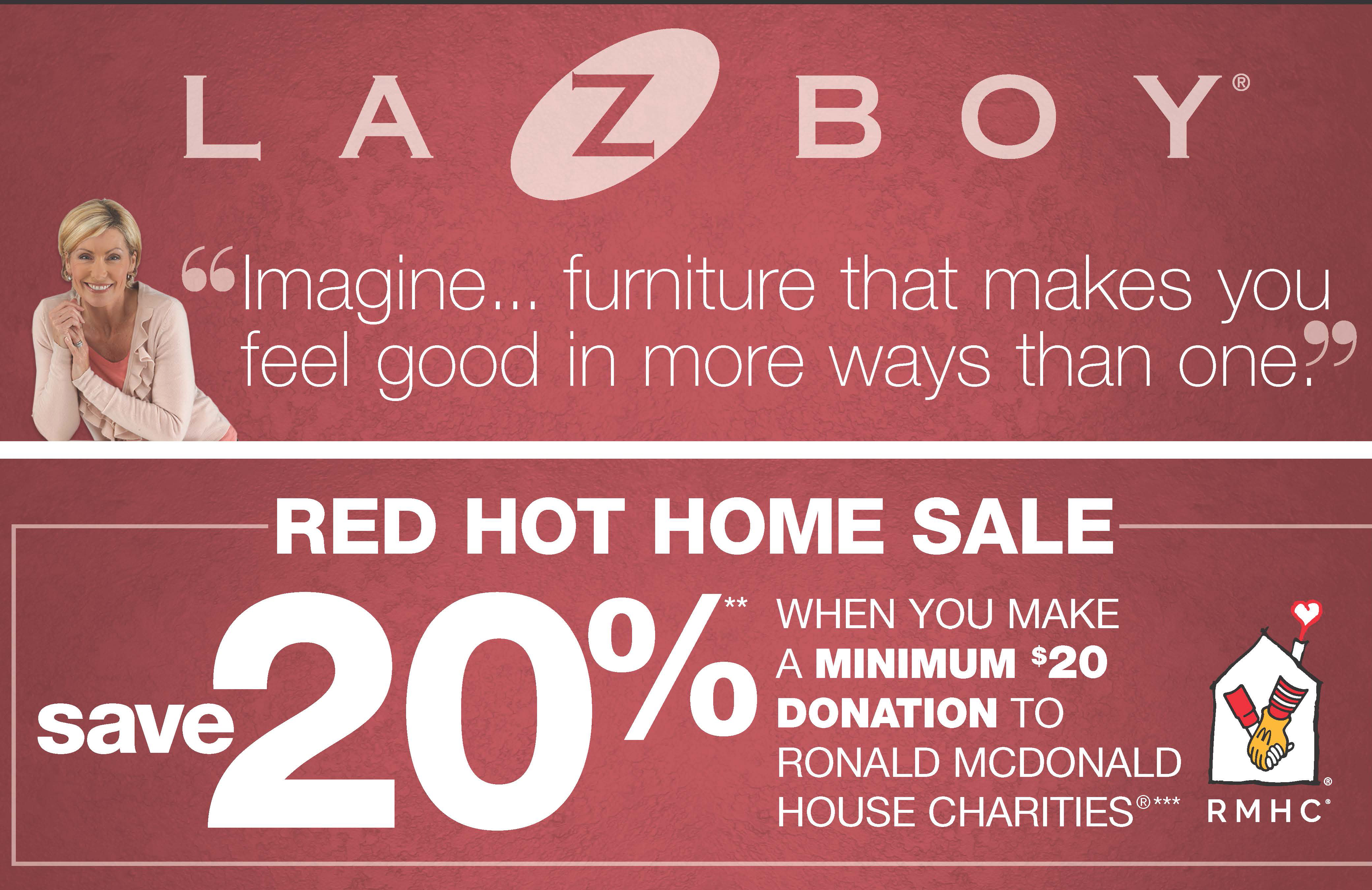 LaZBoy Red Hot Home Sale Ad for 2017-Lead Picture