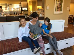 L-R: Josie, Jamie and Jade at the House.
