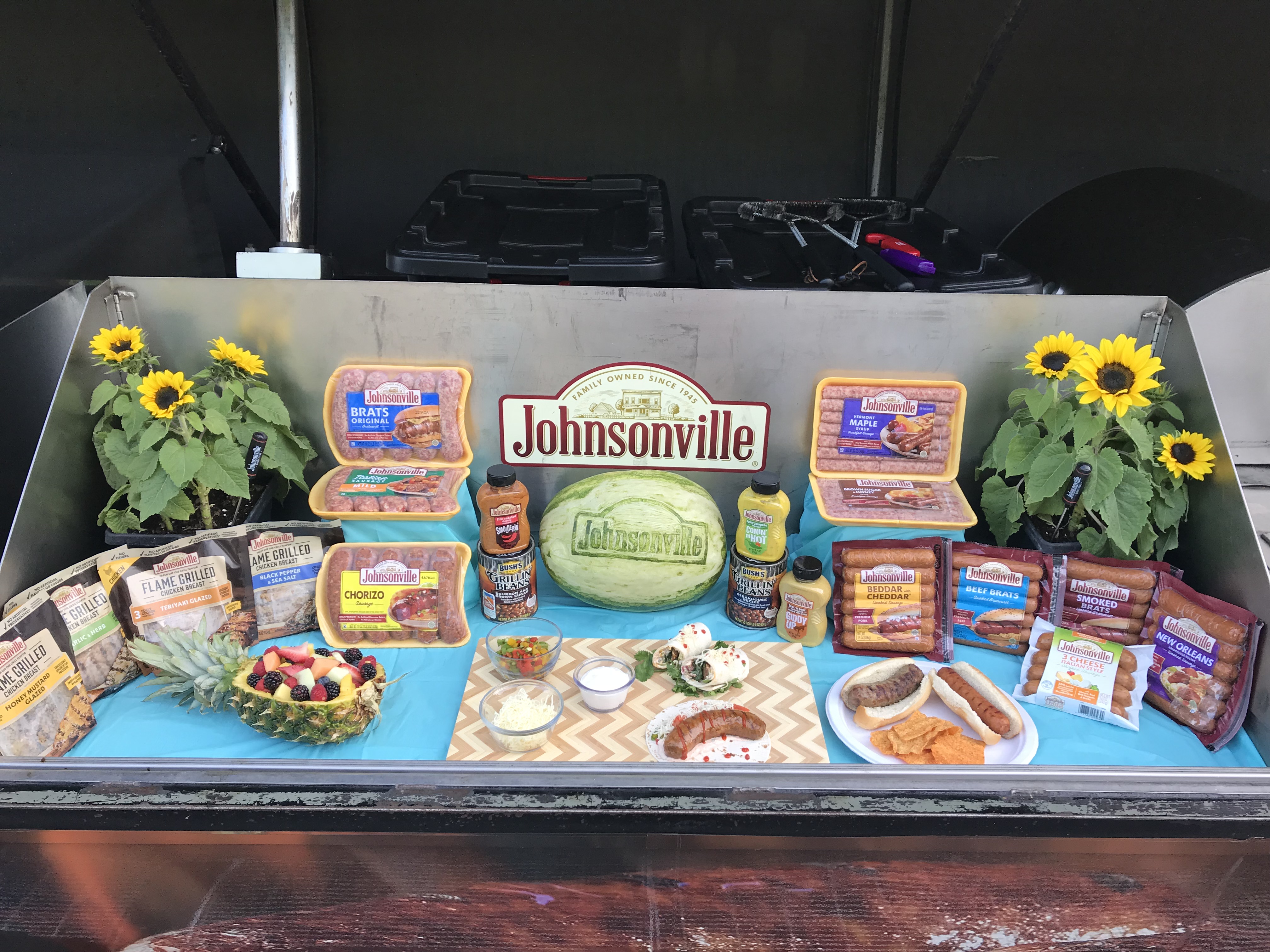 Johnsonville Big Taste Grill food display