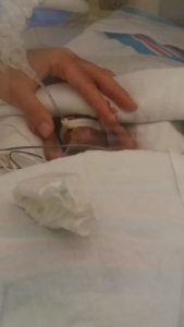 Marie was born weighing 12 ounces. Source: Family photo