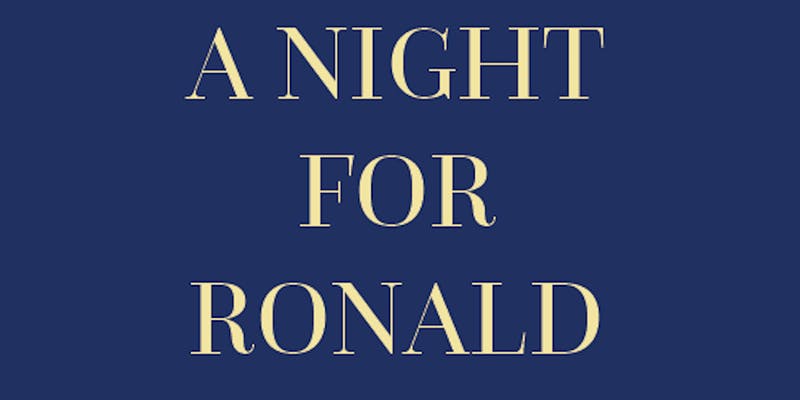 A Night for Ronald Samford ADPi graphic