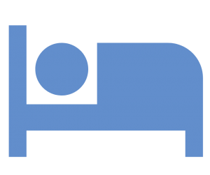 person in bed icon