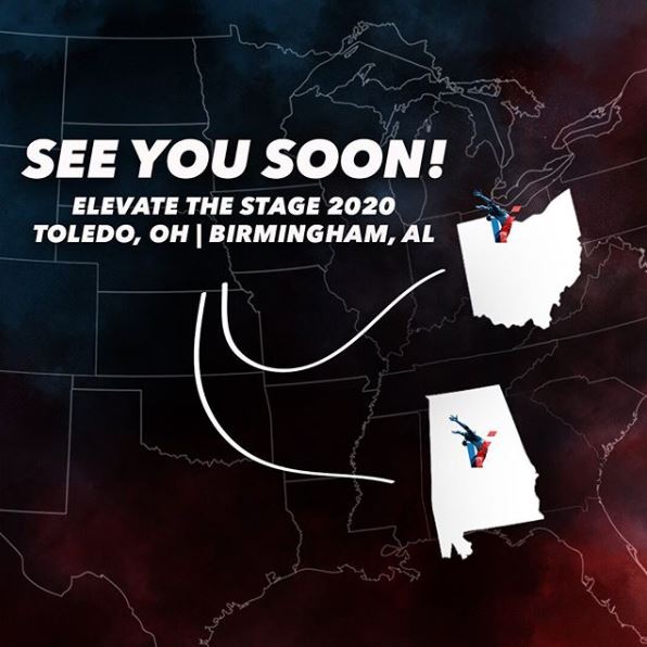 See you soon! Elevate 2020 in Toledo, Ohio and Birmingham, Alabama.